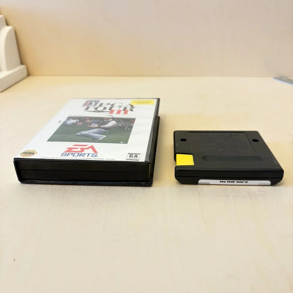 EA Sports PGA Tour Golf III Sega Genesis Retro Game Untested